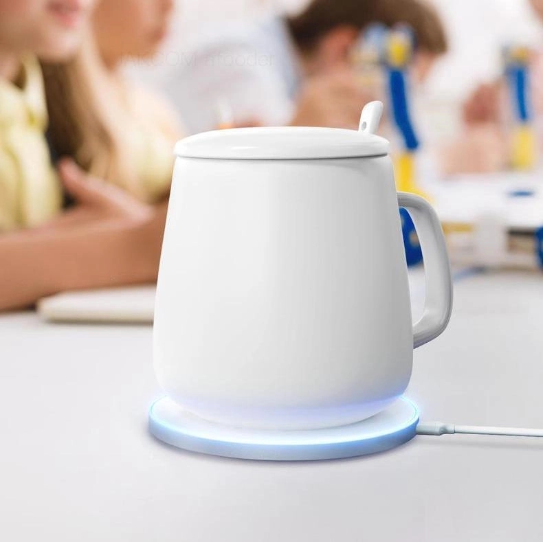 2 In 1 Smart Mug Warmer with Wireless Charger Ember 5