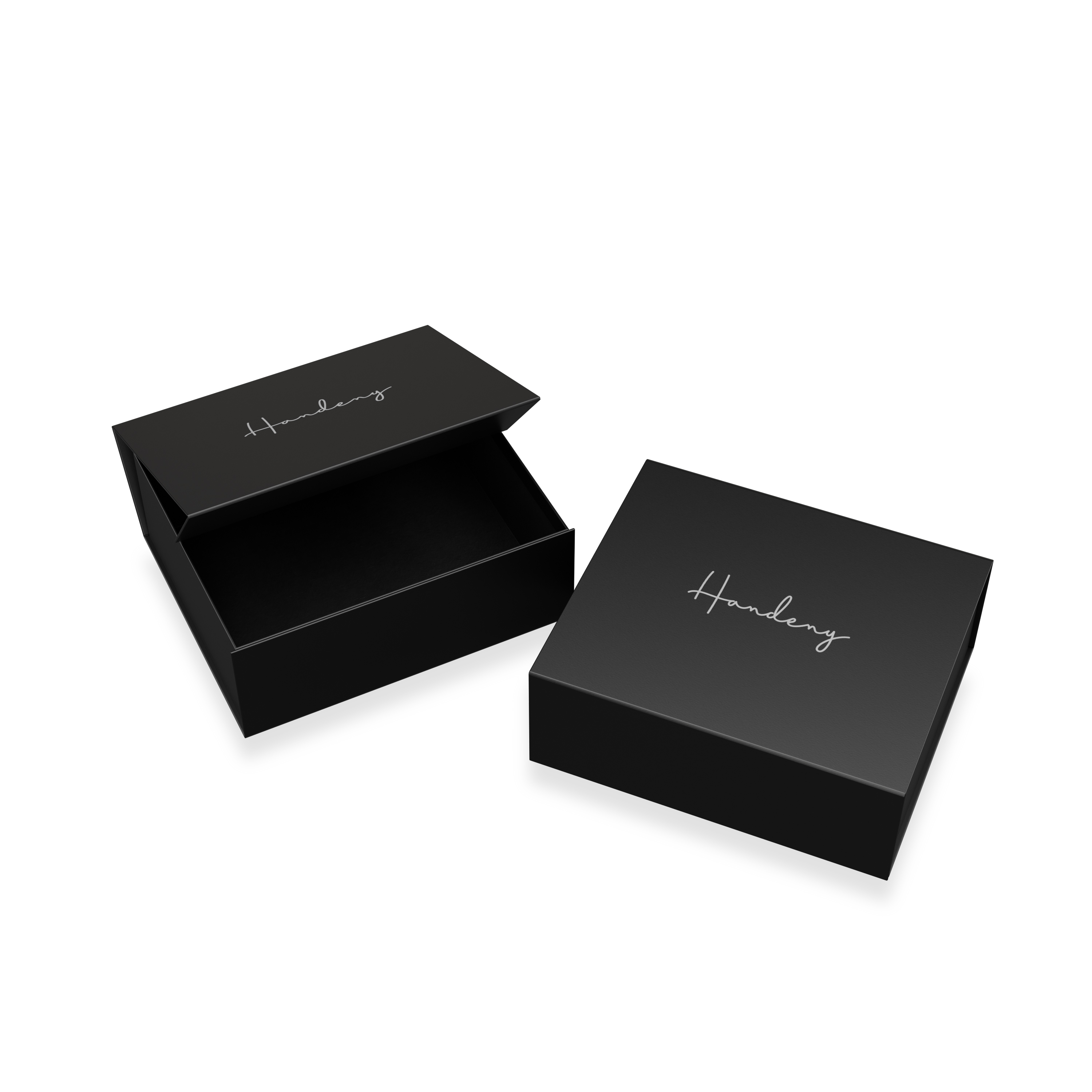 Medium Matte Black Magnetic Gift Box 9