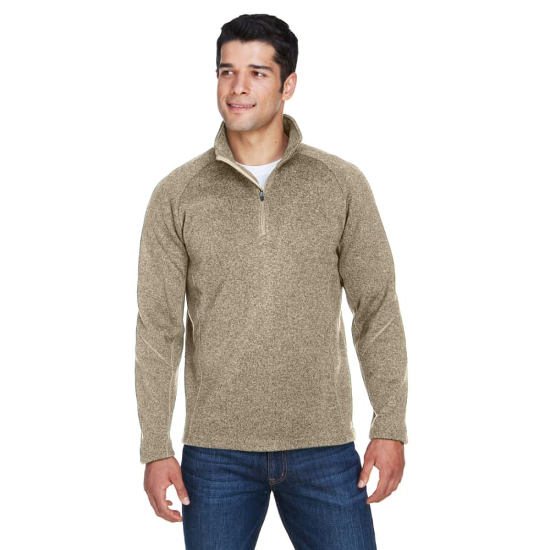 Devon & Jones Adult Bristol Sweater Fleece Quarter-Zip 1