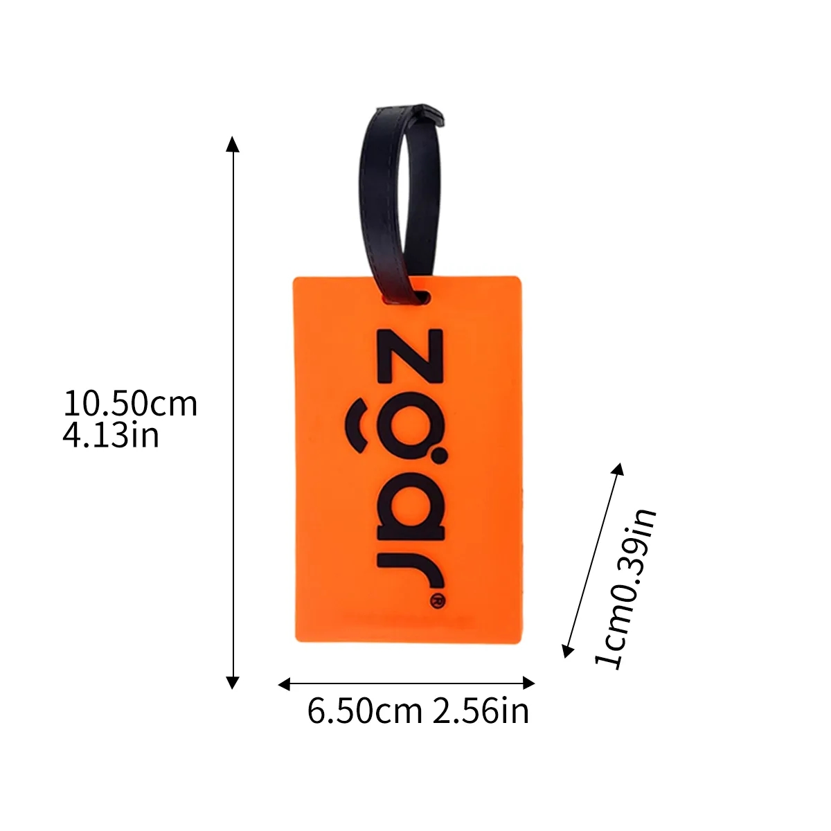 Silicone Luggage Tag With ID Card Window 7
