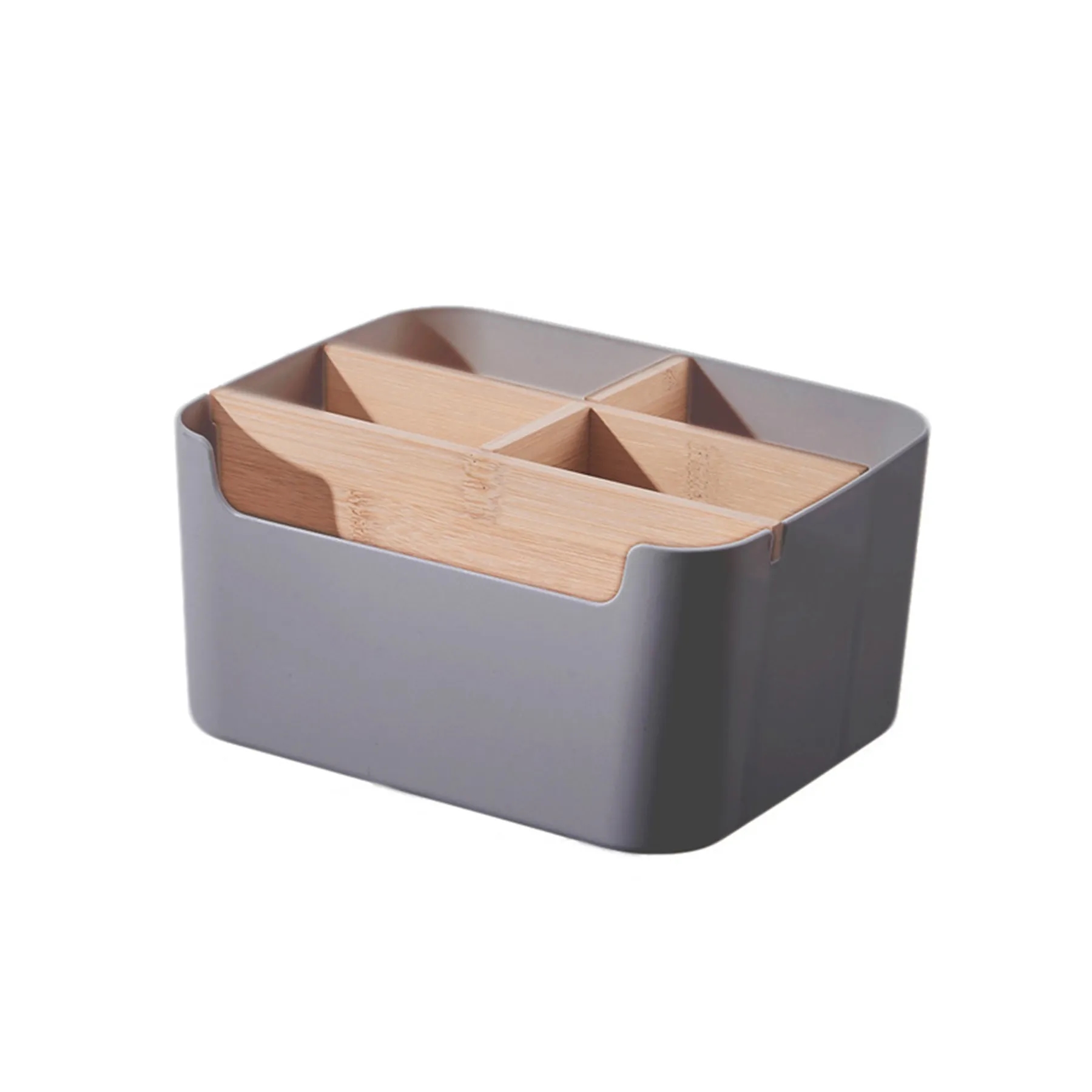 Plastic Square 5-Compartment Tabletop Storage Box 3