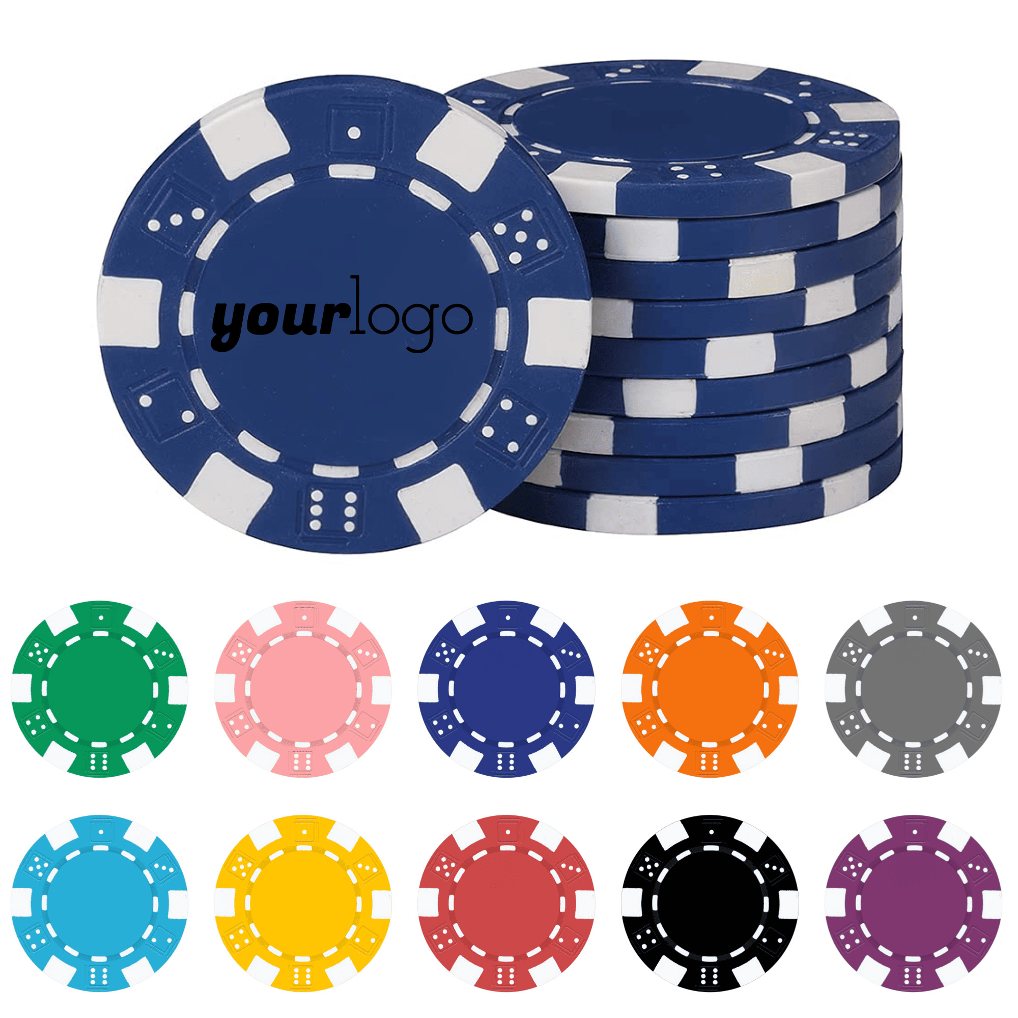 Heavy ABS Game Token with Iron Core Insert 2