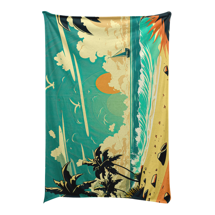 Extra Large Heavy Fleece Full Color Blanket 5