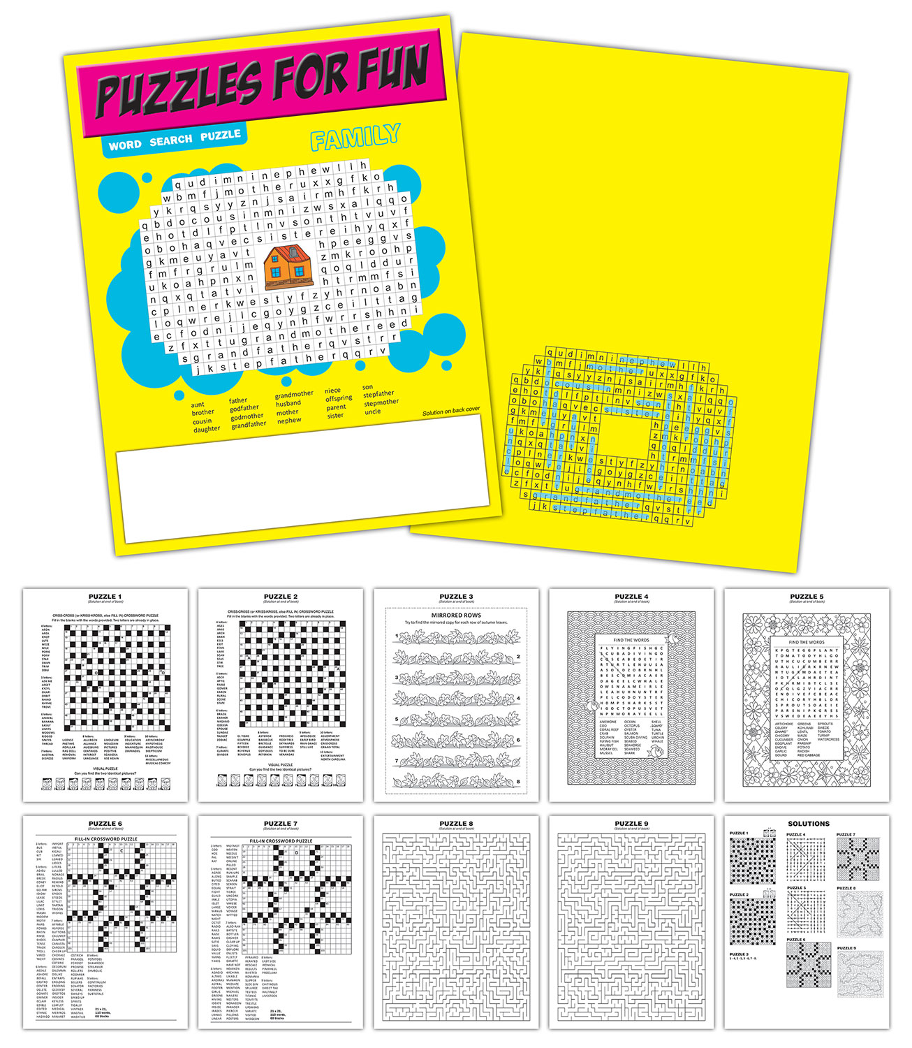 Activity/Coloring Book - 8.5x11 - (12 Pages) 1