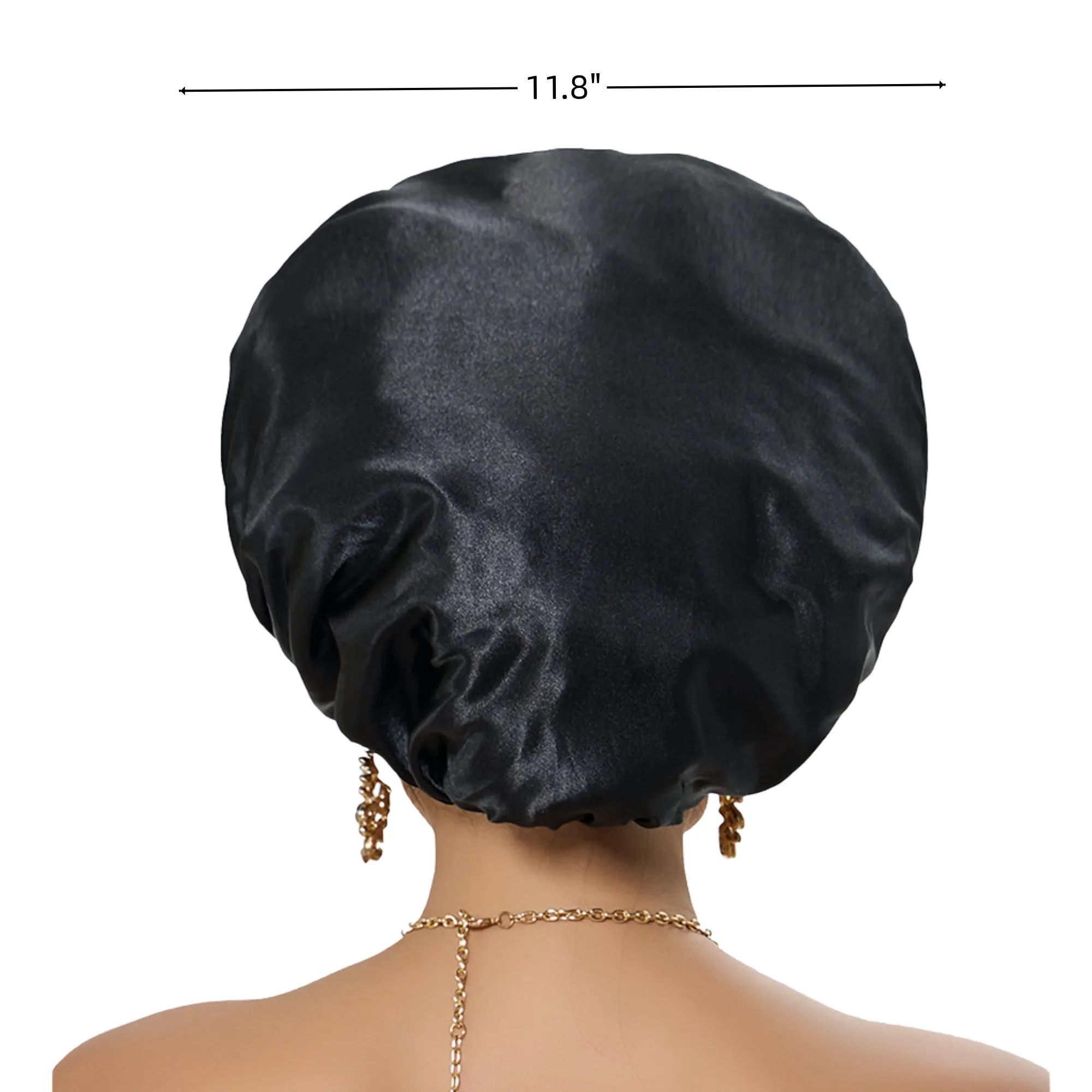Womens Satin Bonnet Sleep Cap Nightcap for Hair Protection 3