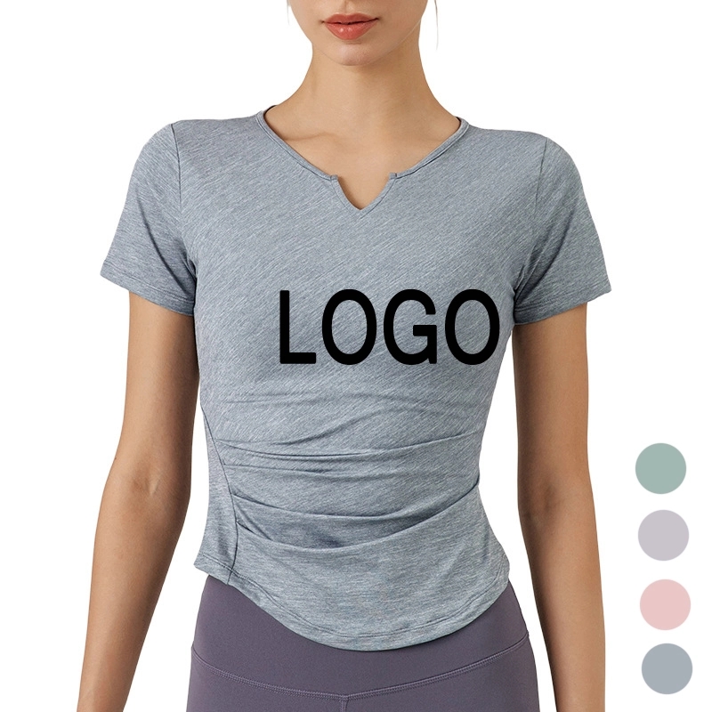 Sport Fitness Workout Quick Dry Yoga Running T-Shirt -Women 8
