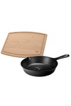 Lodge® 8" Skillet/12" Arch Cutting Board Gift Set 19