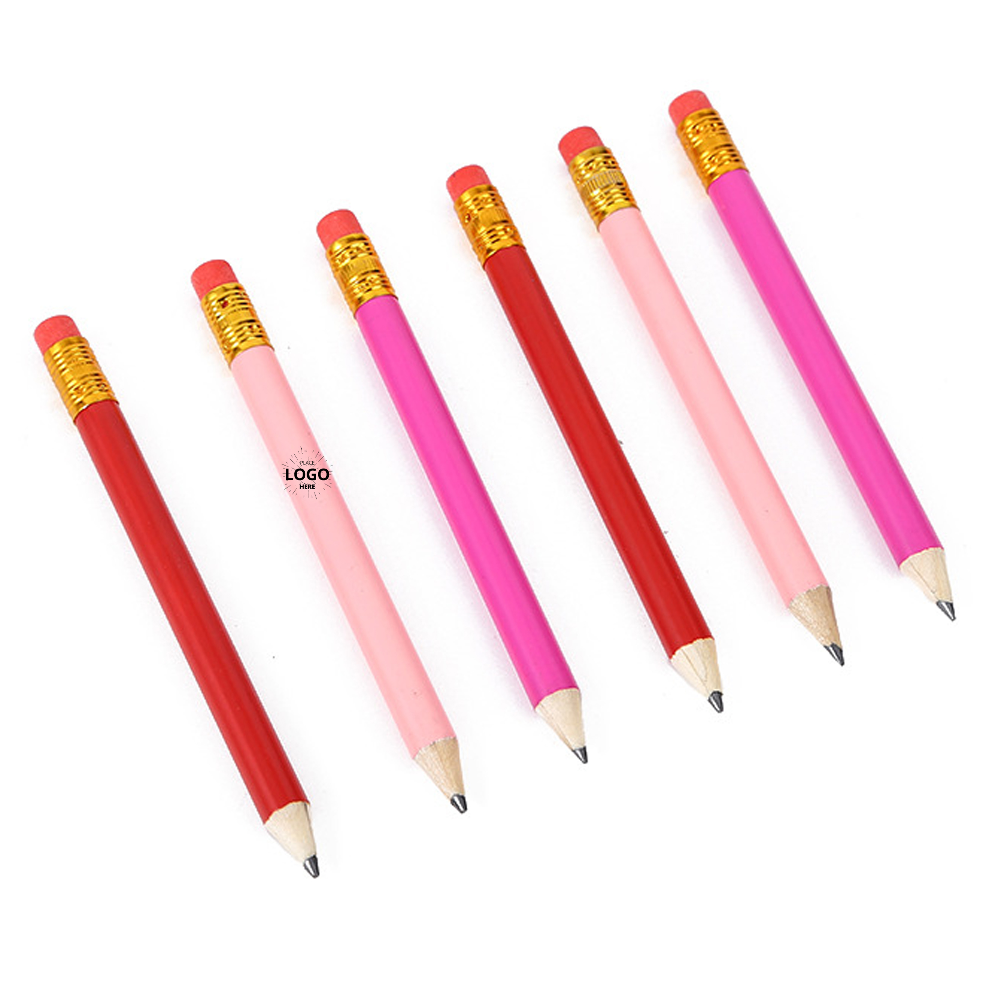 Golf Short Pencils With Eraser 1