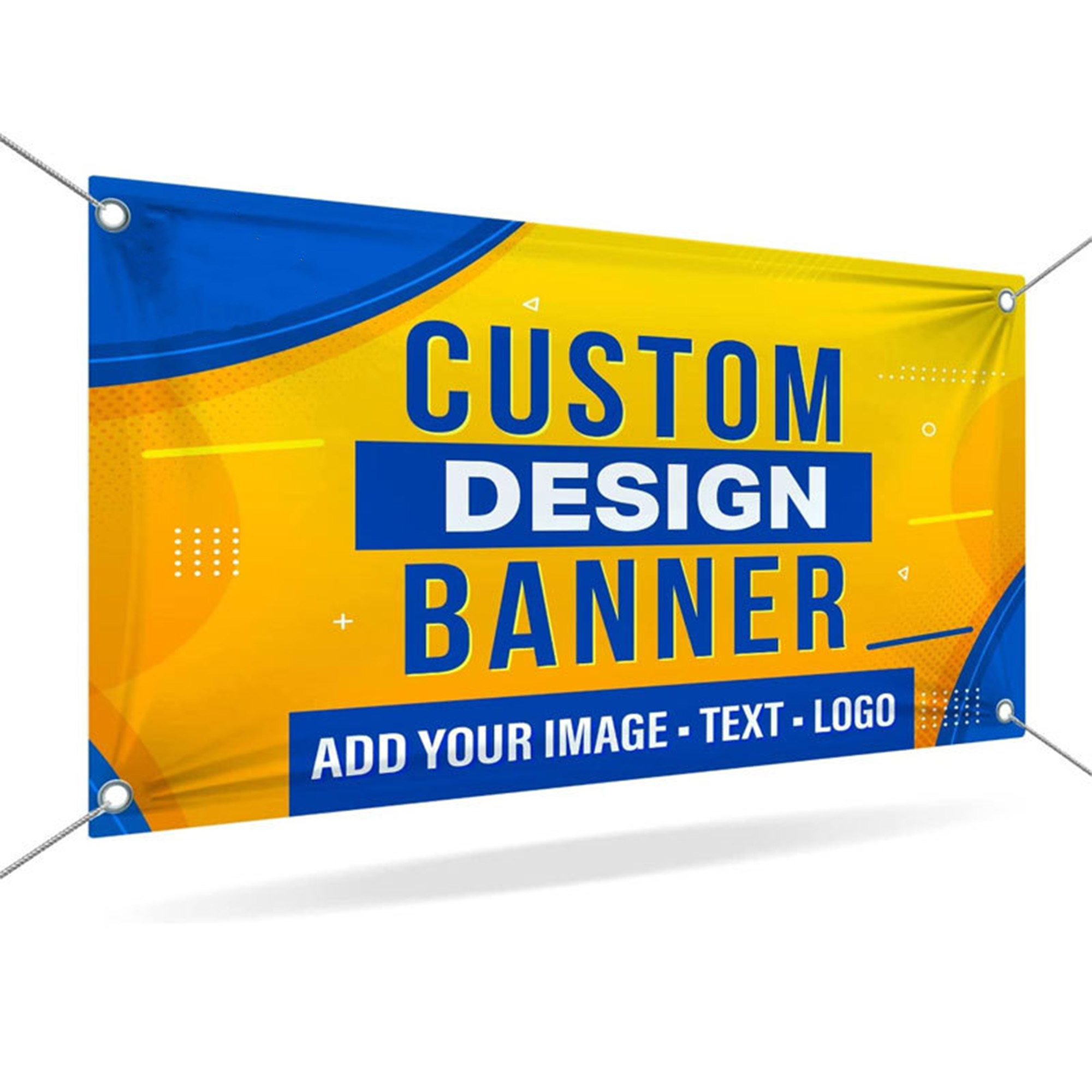 12' x 5' Colorful Inkjet-Printed Advertising Banners And Barriers 3