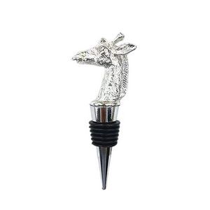 Elegant Giraffe Design Alloy Wine Stopper 9