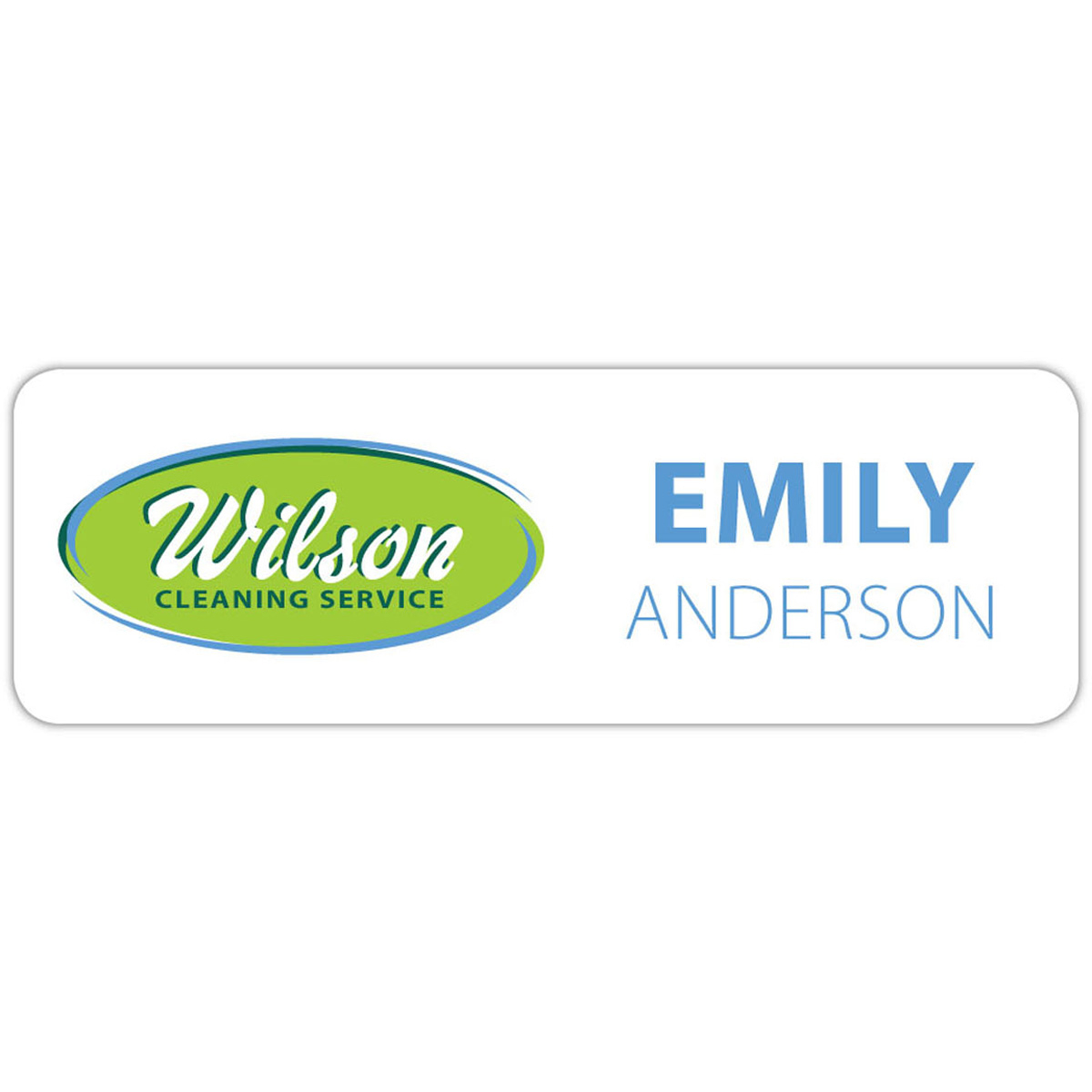 St. Paul Plastic Express Name Badge (Standard Size 1" x 3") 1
