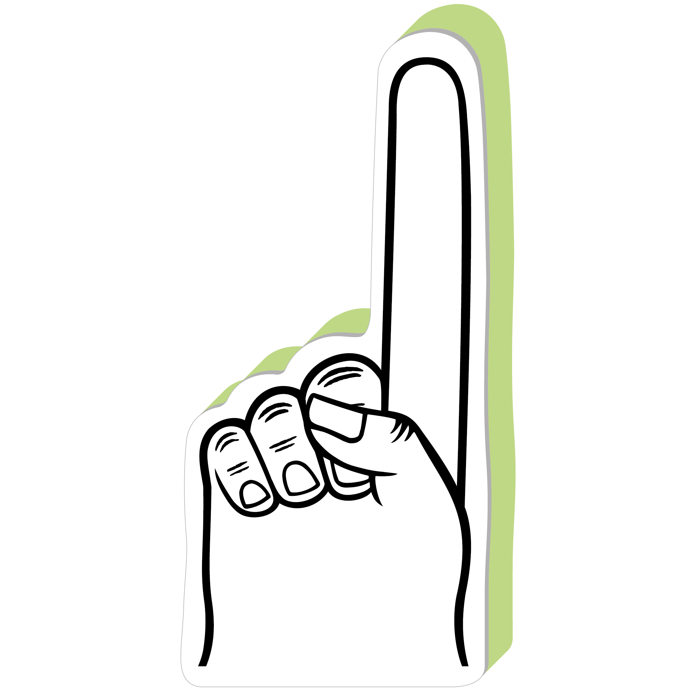 16" Signature Foam Hand 6