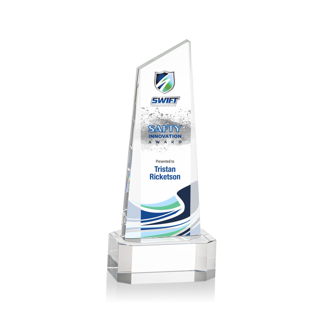 Belmont Tower VividPrint™ Award on Padova - Clear 4