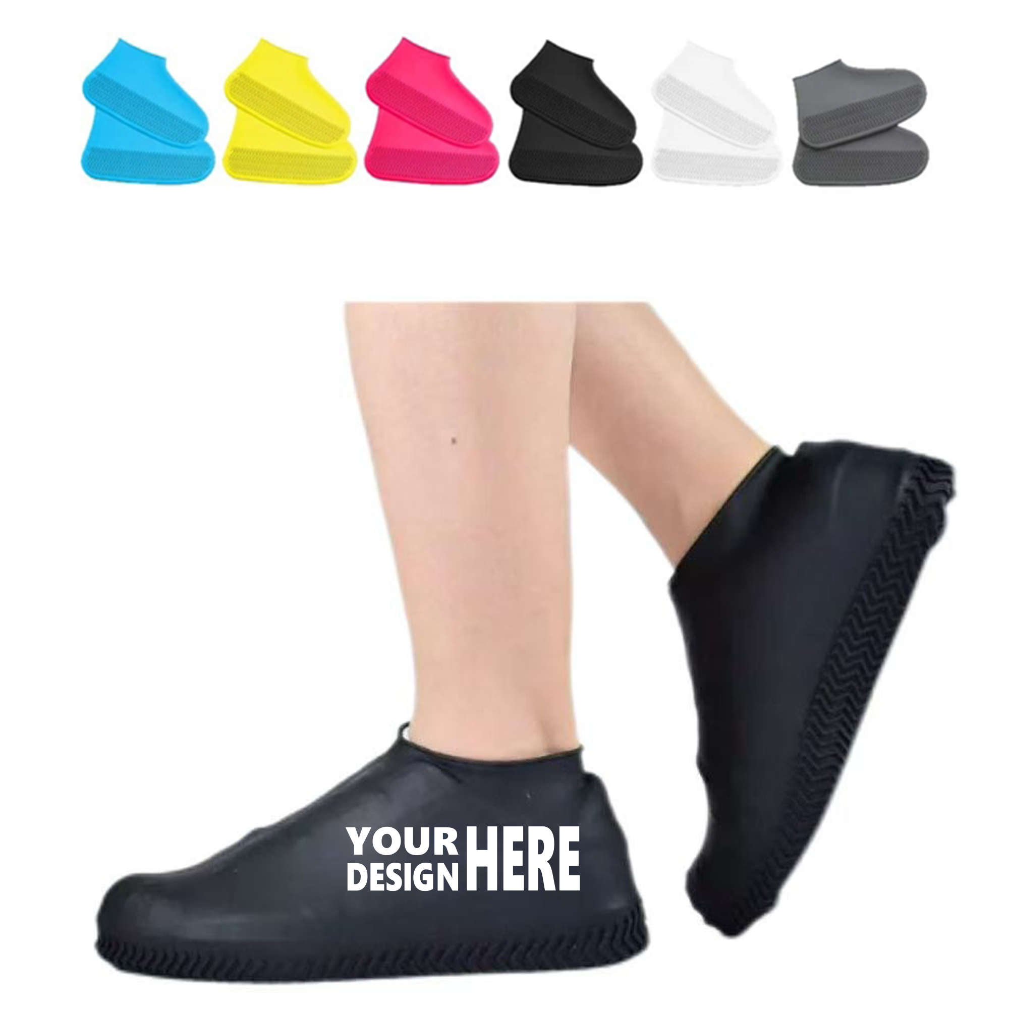 Reusable Silicone Shoe Cover - Non-Slip & Waterproof 2