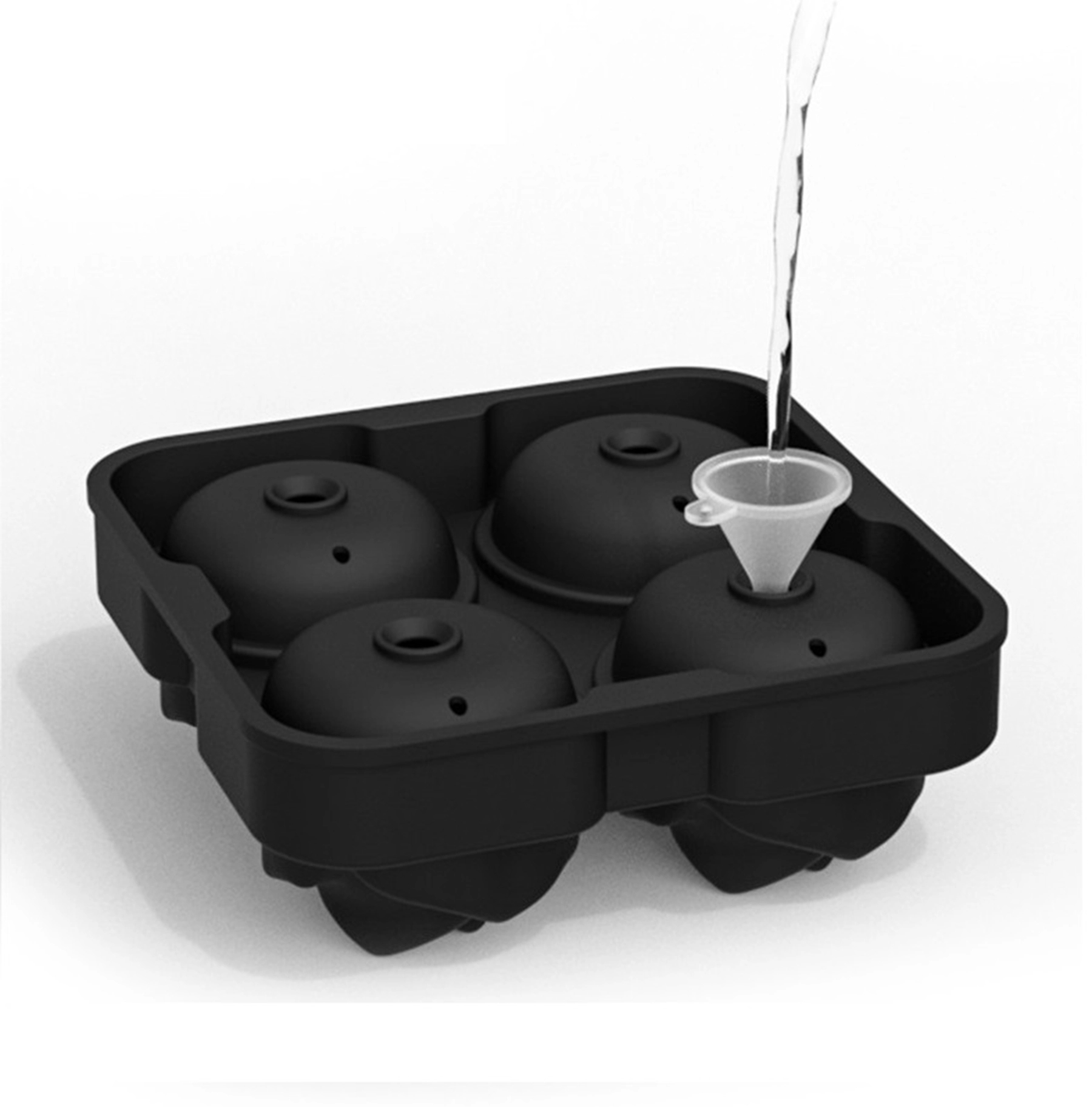 Square Silicone Rose Shaped Ice Mold Tray 6