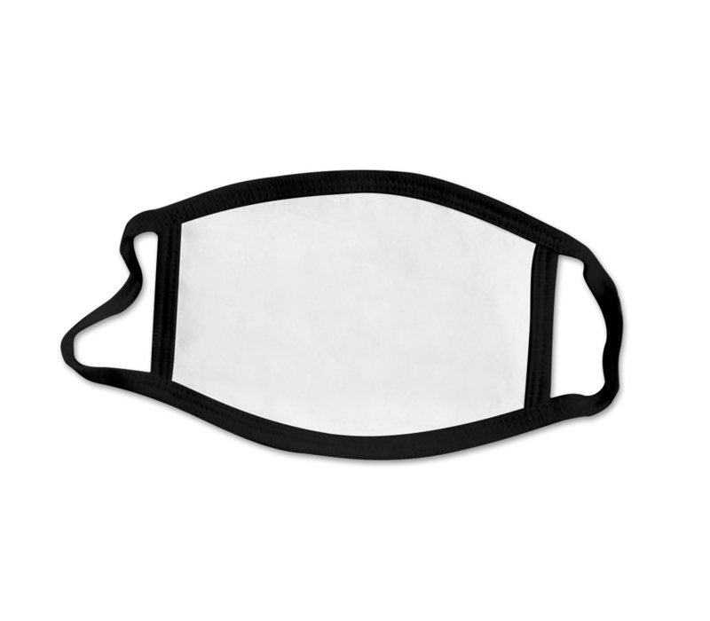 Reusable Plain Polyester Face Mask 1