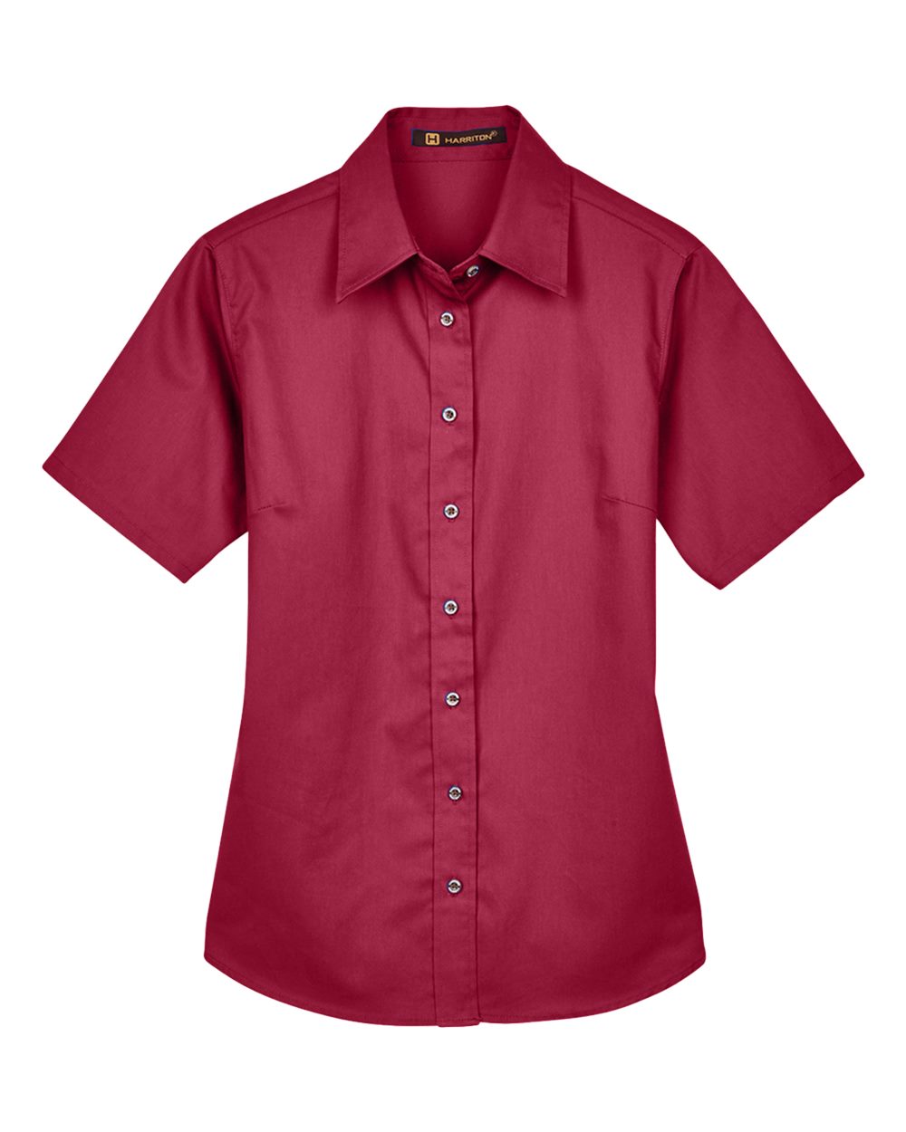 Women's Easy Blend™ Short Sleeve Twill Dress Shirt with Stain-Release - M500SW 16