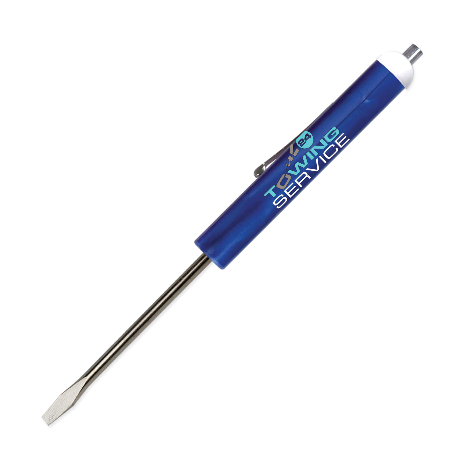 Pocket Screwdriver 1/8" Flat Tip Blade + Magnet Top 20