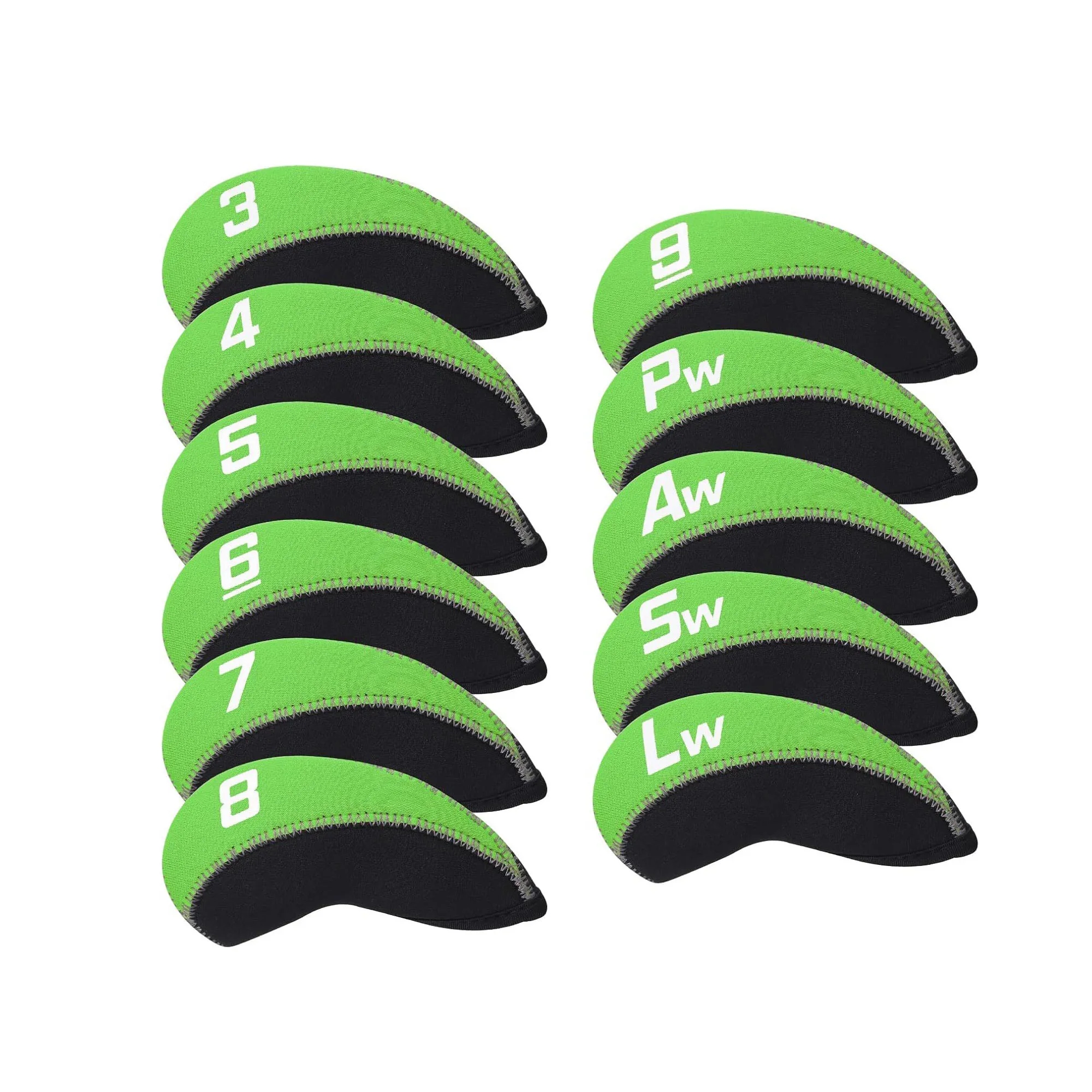 11Pcs Neoprene Number Golf Club Head Cover 5