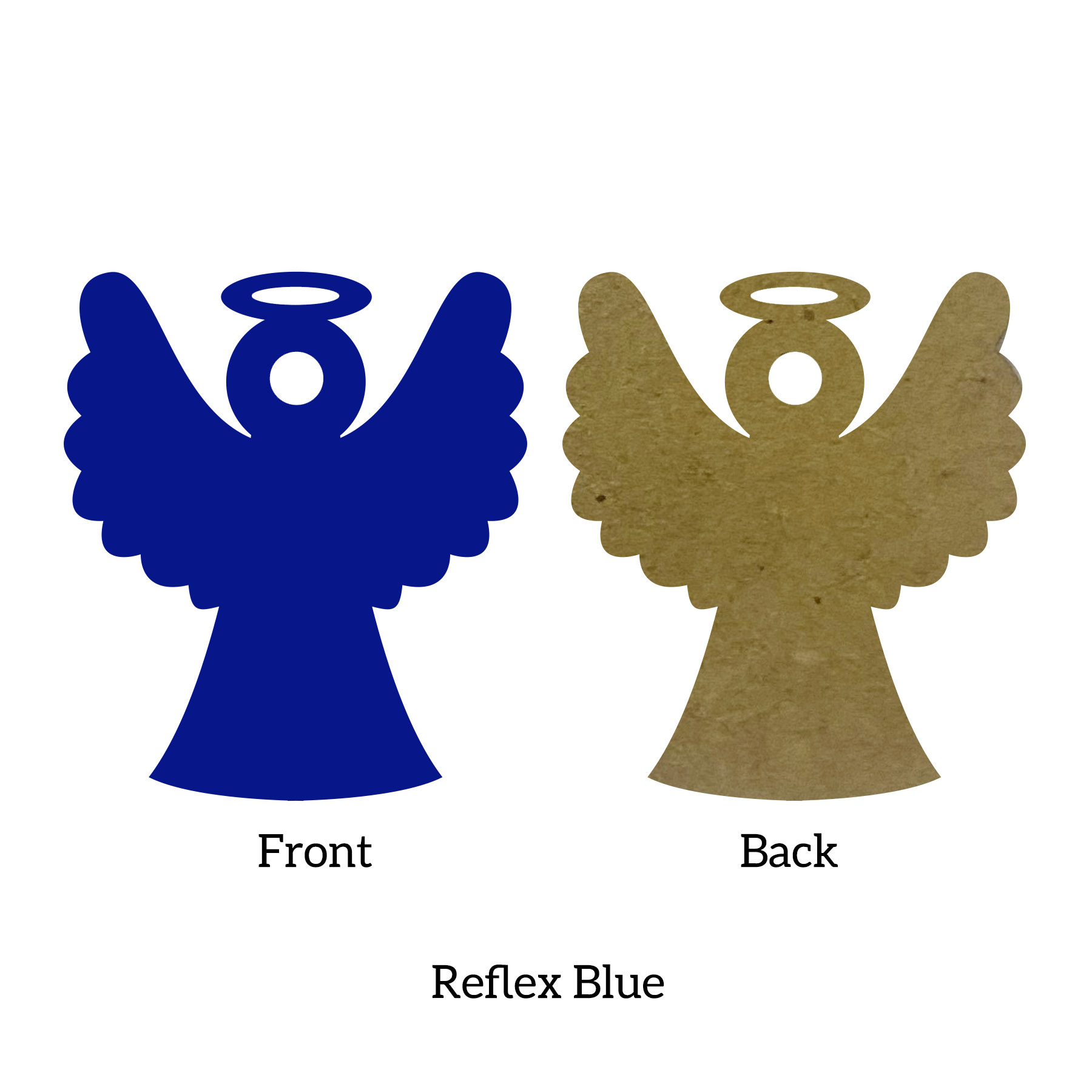 Free Shipping Solid Color Christmas Ornament - Angel 20