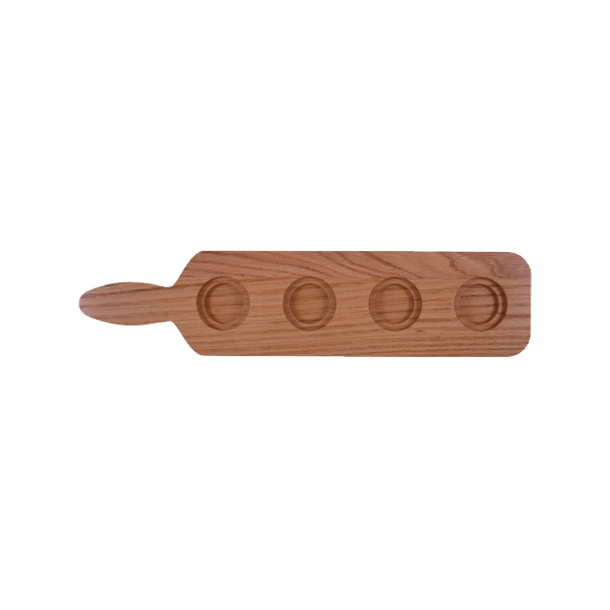 Oak Paddle 4-Slot Sampler Board 1