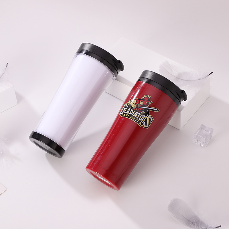 Double Wall Plastic Travel Mug 3