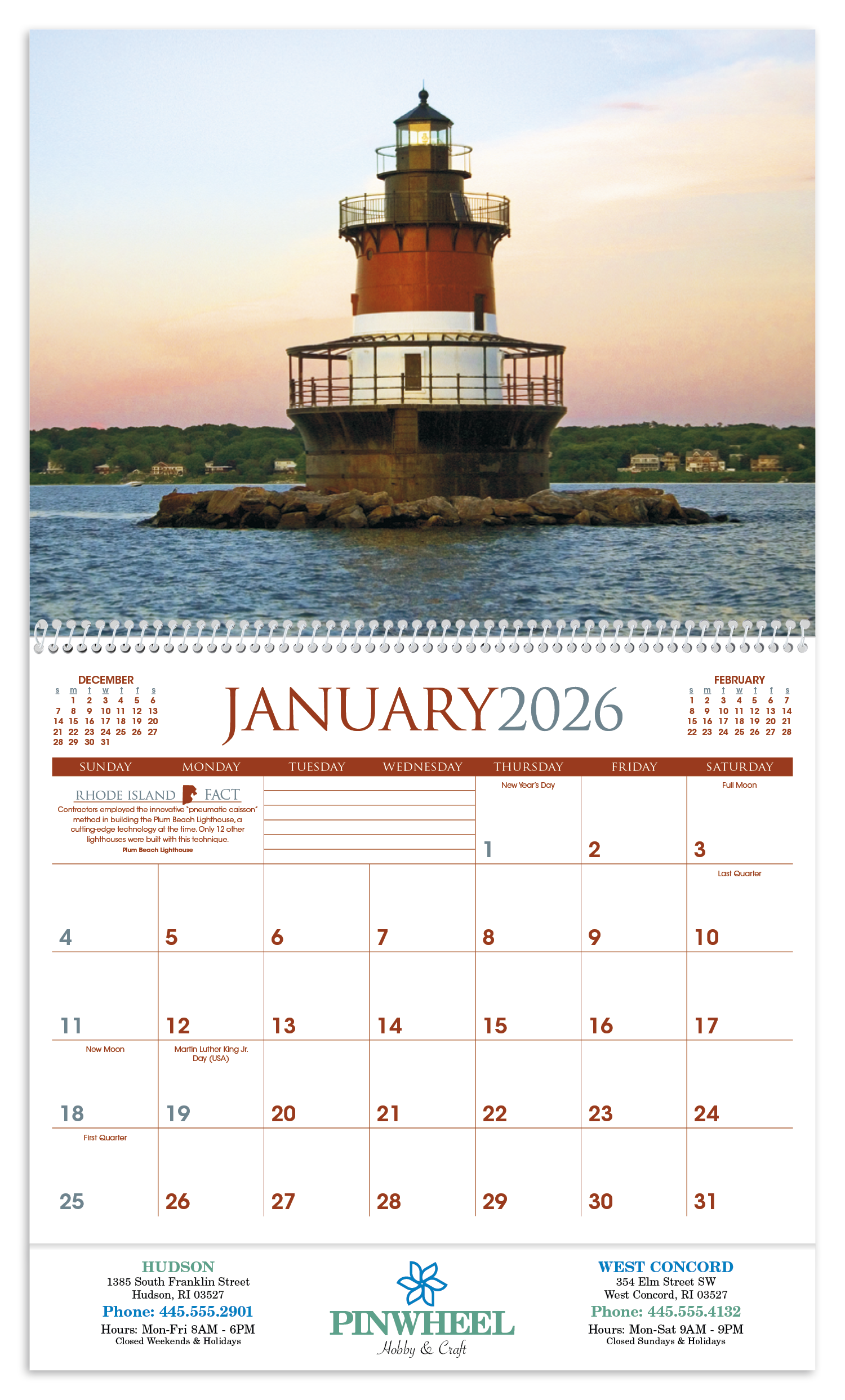 Triumph® Calendars New England Calendar 21