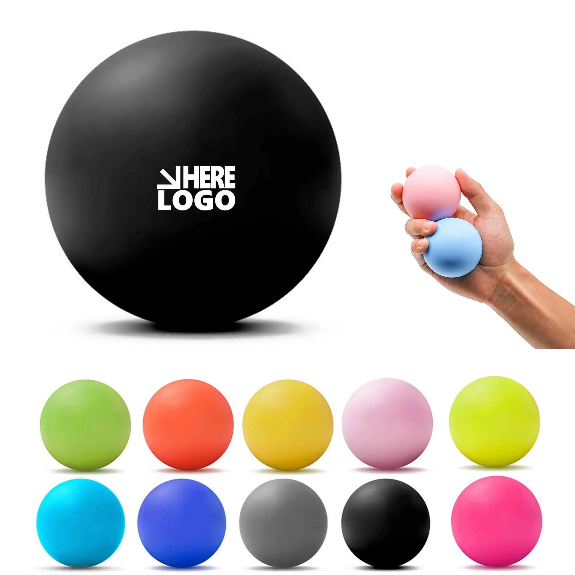 Silicone Fitness Massage Ball 8