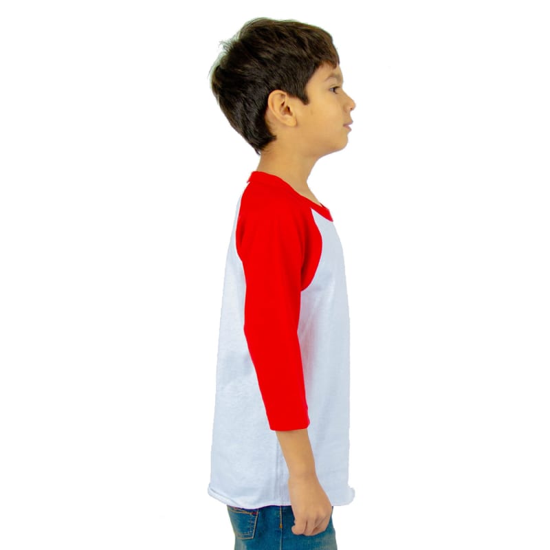 Shaka Wear Youth Three-Quarter Sleeve Raglan 7