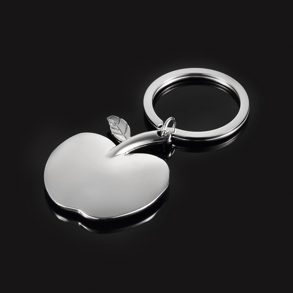Creative Metal Apple Key Ring 1