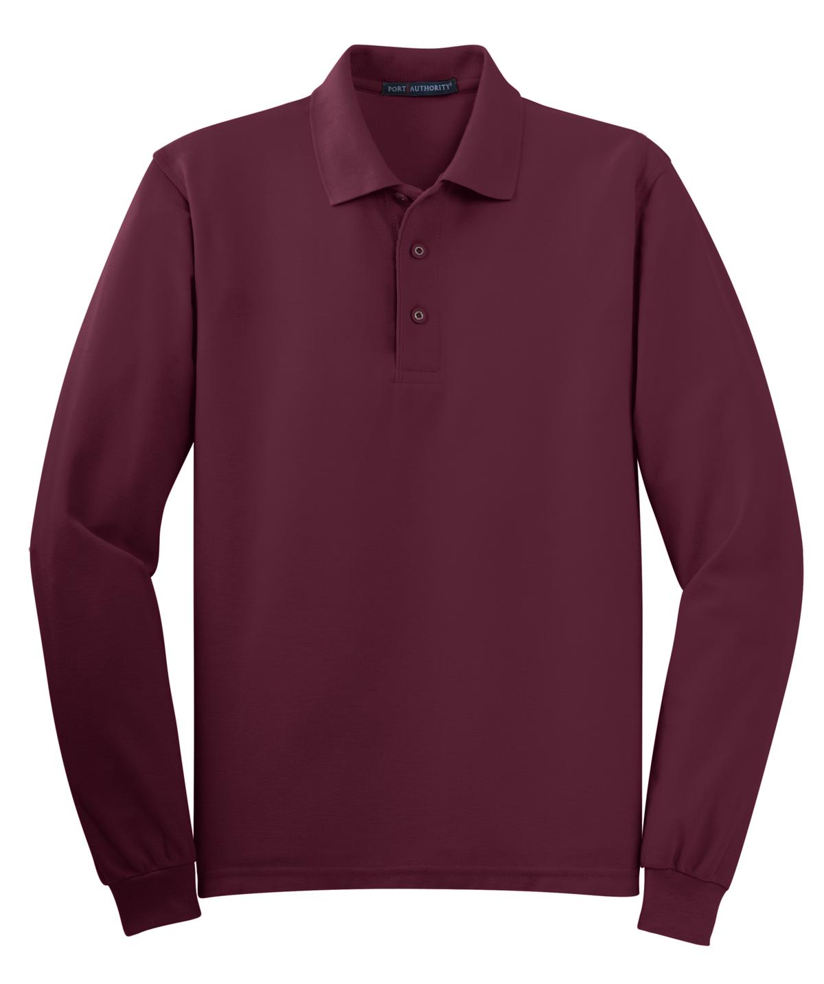 Port Authority Silk Touch Long Sleeve Polo. K500LS 50