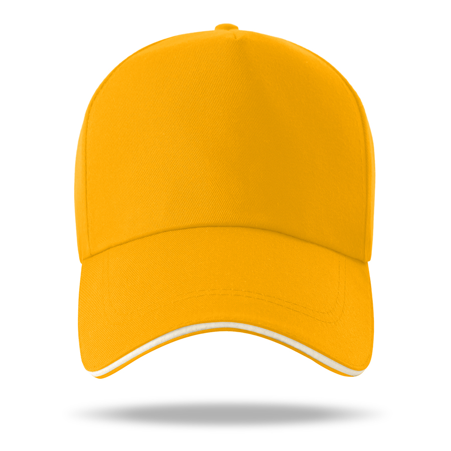 Stock Poly Cotton 5 Panel Cap, Double Buckle Back Fastener 27
