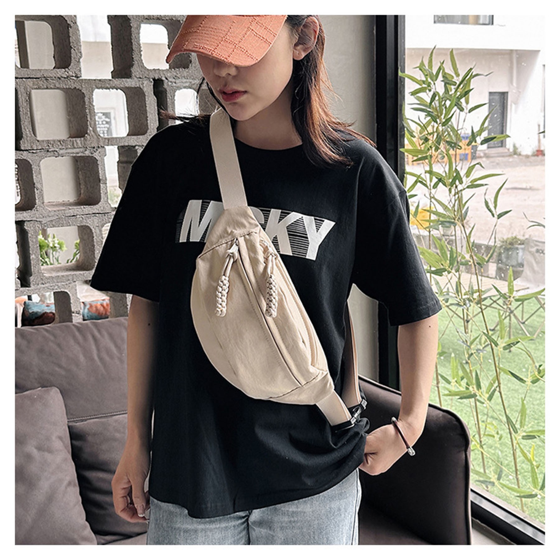 Simple Outdoor Sports Fanny Pack Cross Body Bag 2
