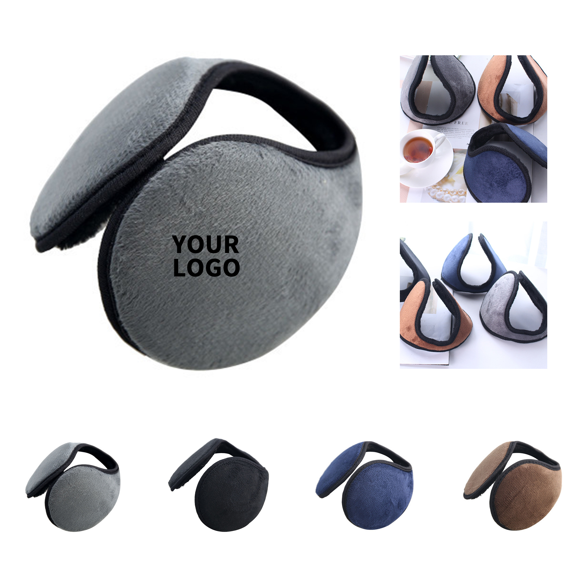 Thermal Fleece Ear Warmer Wrap 15.75" Length X 5.12" Width 5
