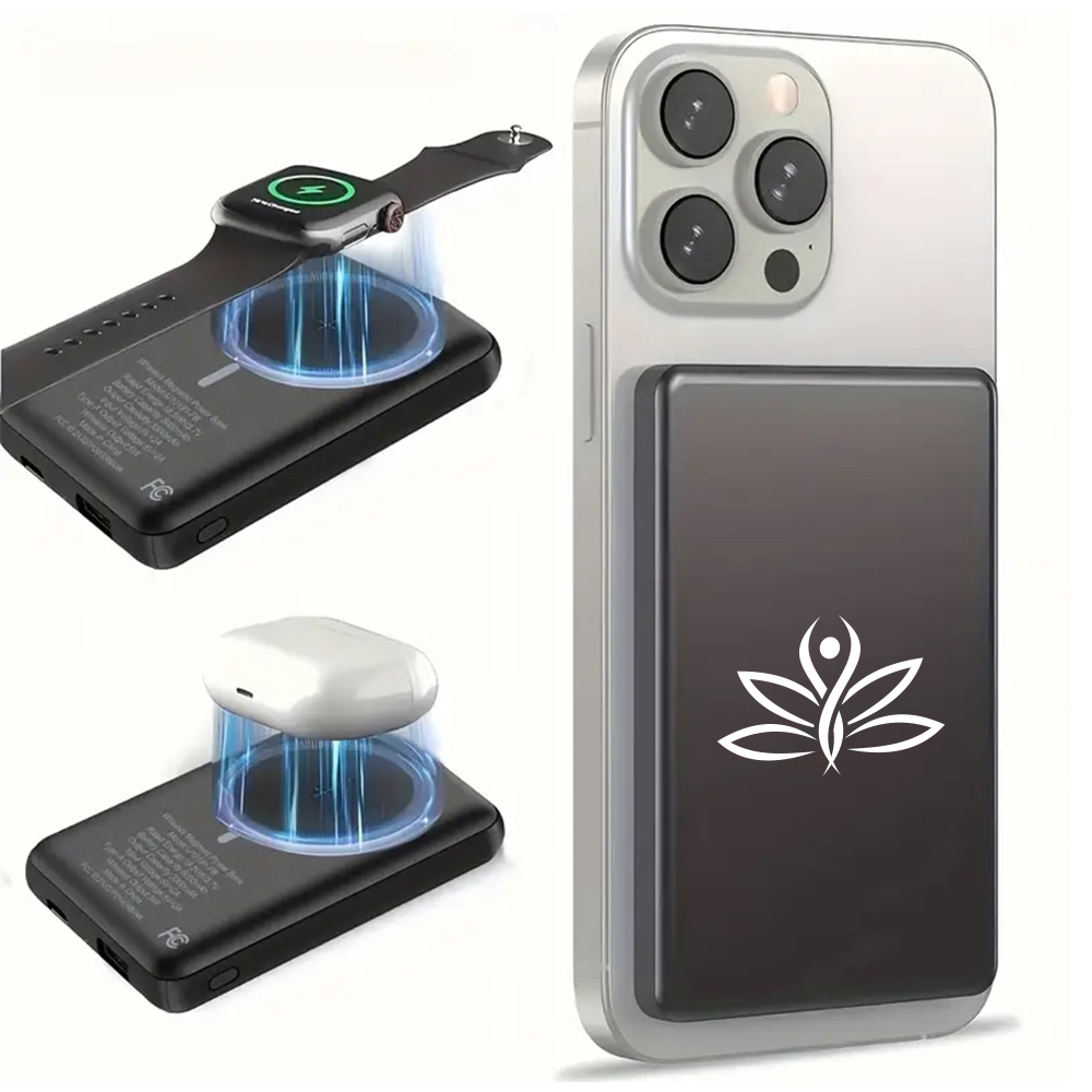 PowerPort 5000mAh Magnetic Power Bank with Wireless Charging 10