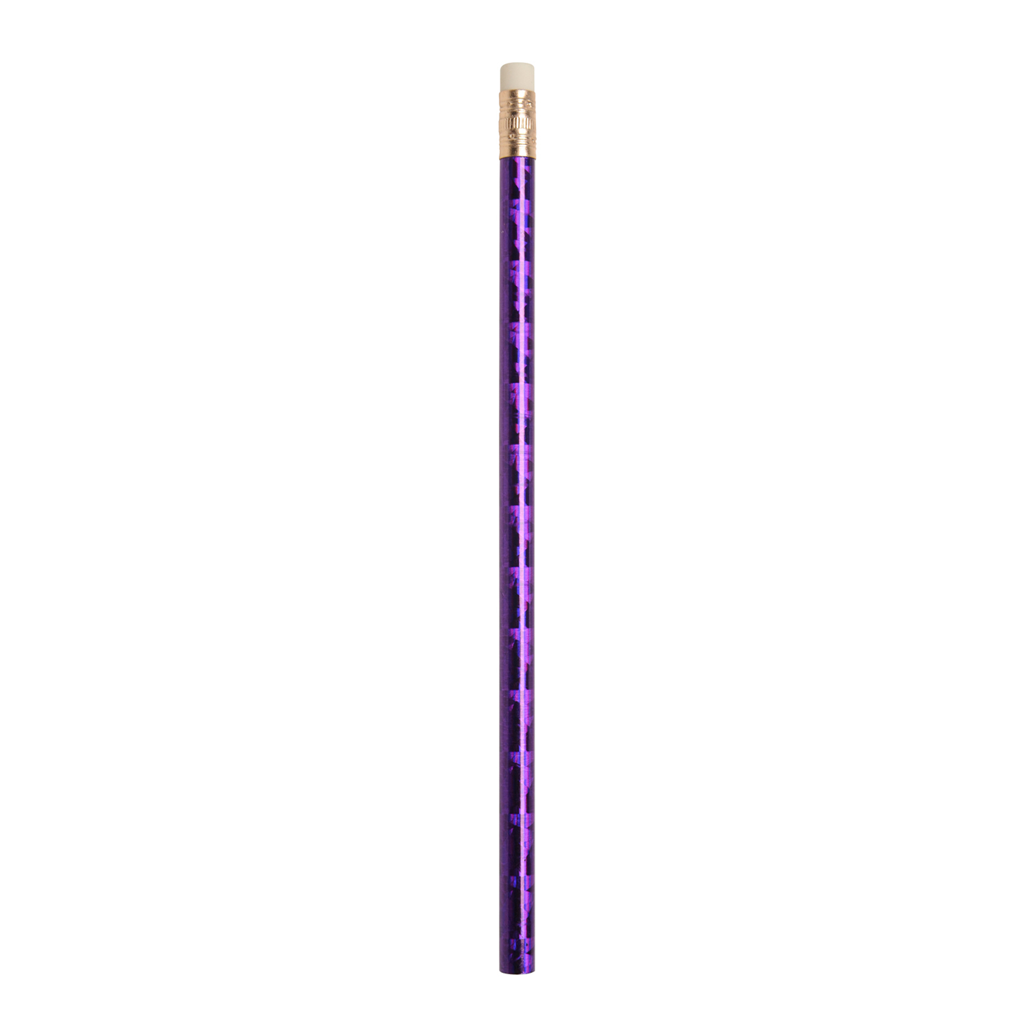 Prismatic Foil Wrap Wooden Pencil 9