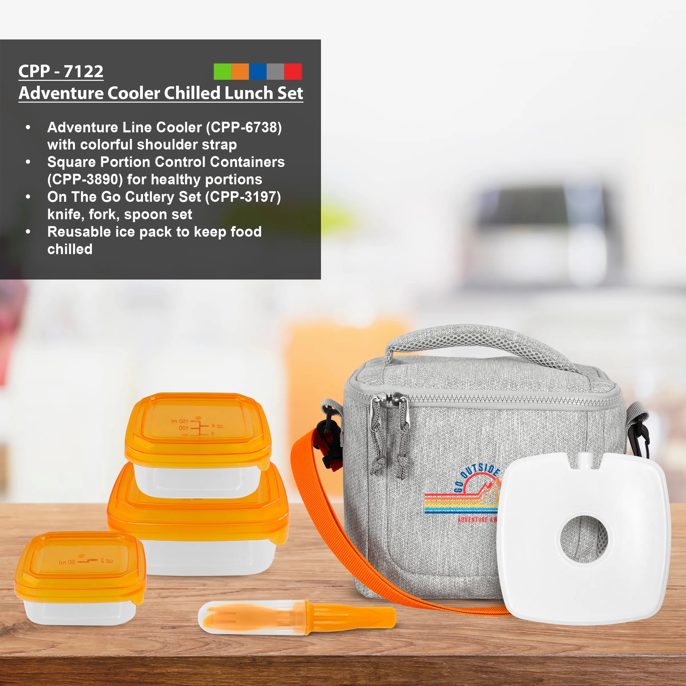 Adventure Cooler Chilled Lunch Set 5