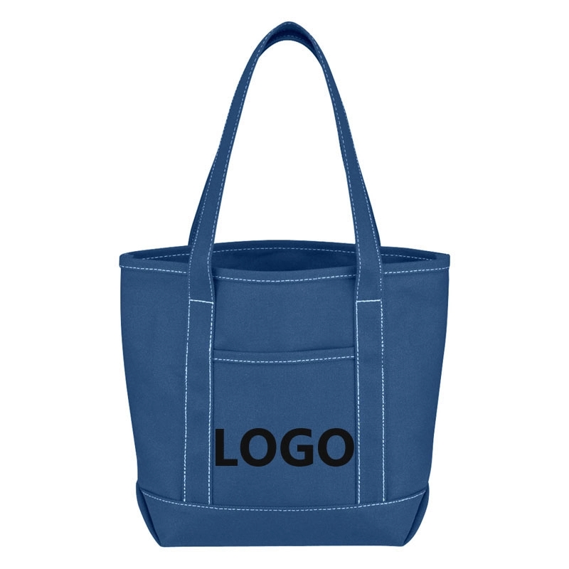 Aesthetic Tote Bag with Outer Pocket 7