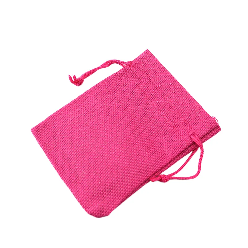 Nylon Linen Jewelry Pouch Promotional 17