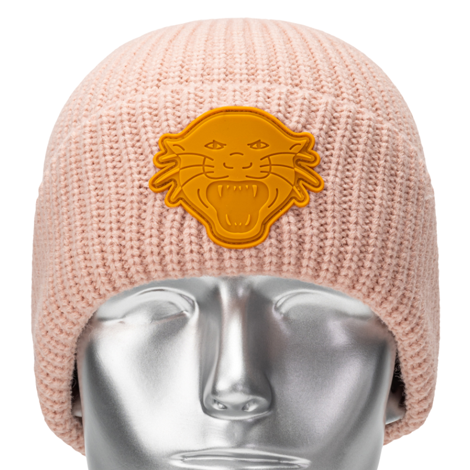 Unisex Cuffed knitted beanie with Custom logo 6