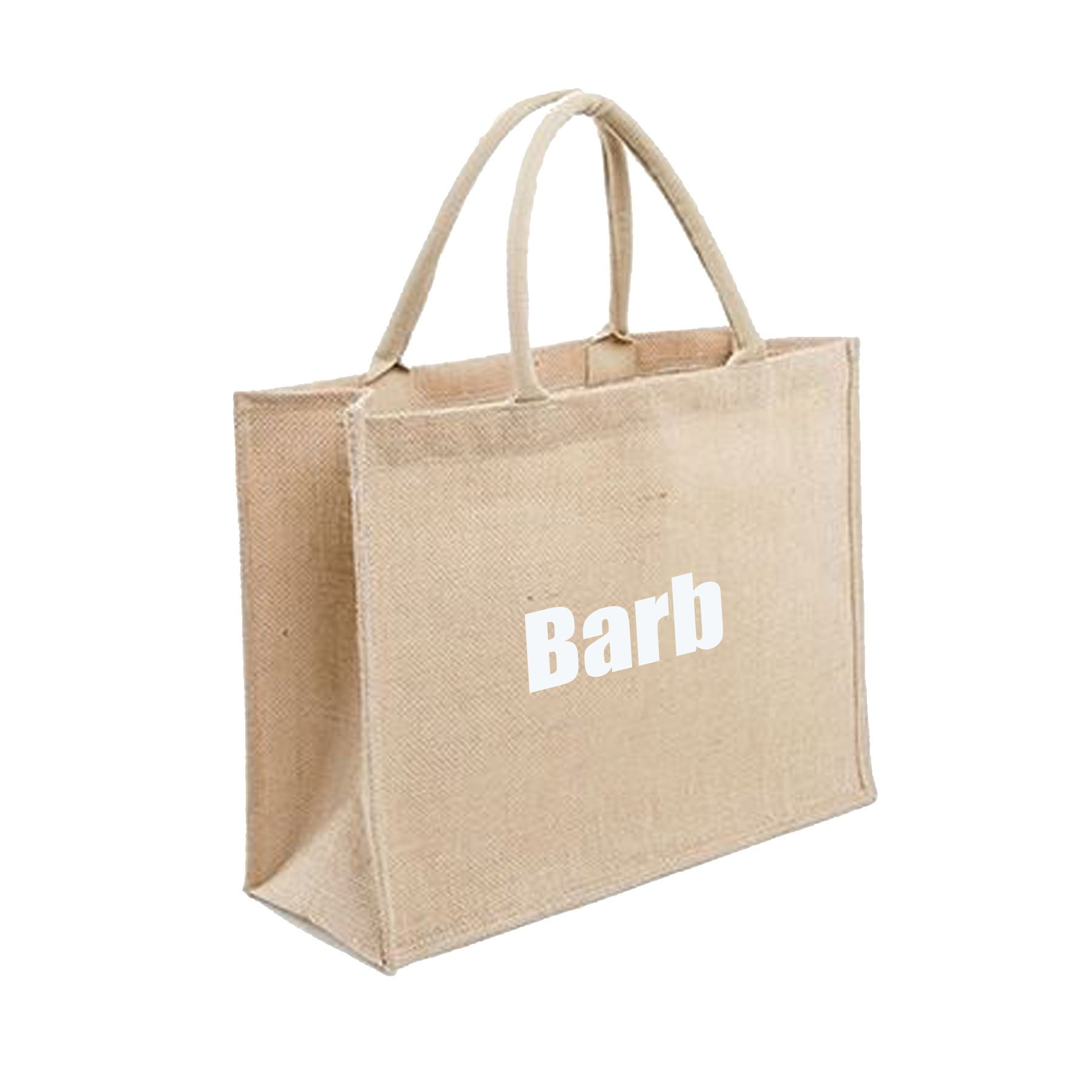 Multifunction Reusable Jute Tote Bag, custom tote bag with logo imprint 1