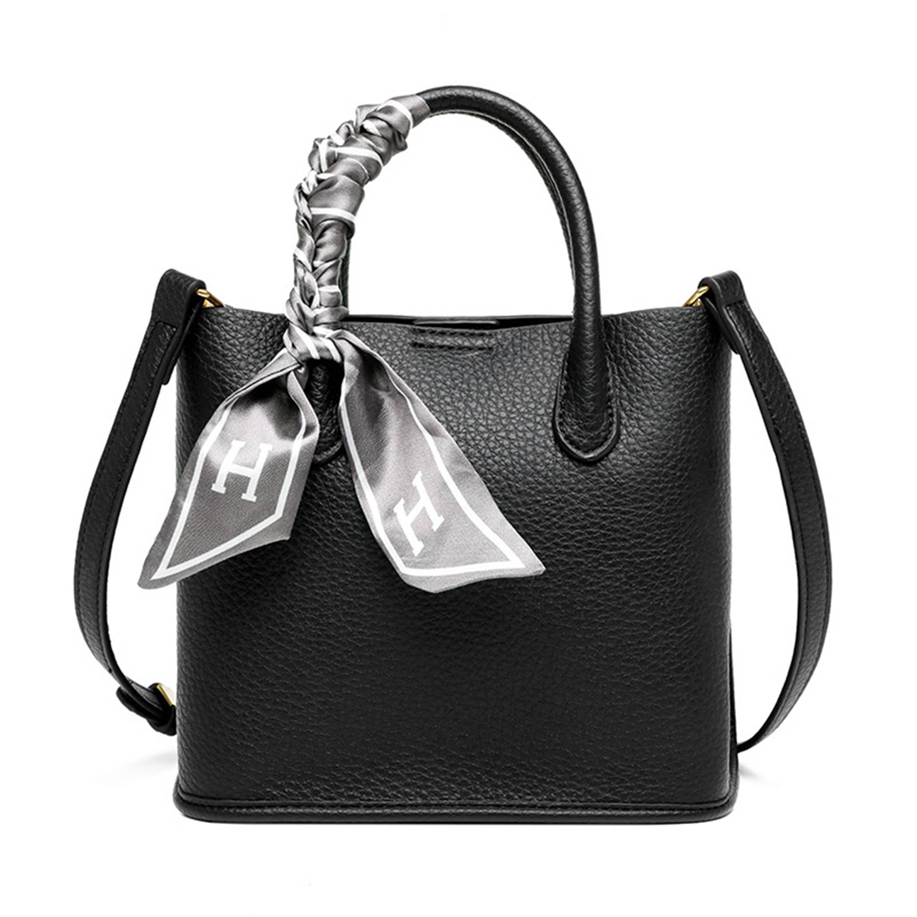 Pu Waterproof Tote Briefcase Satchel Handbag Cross-body Bag 7