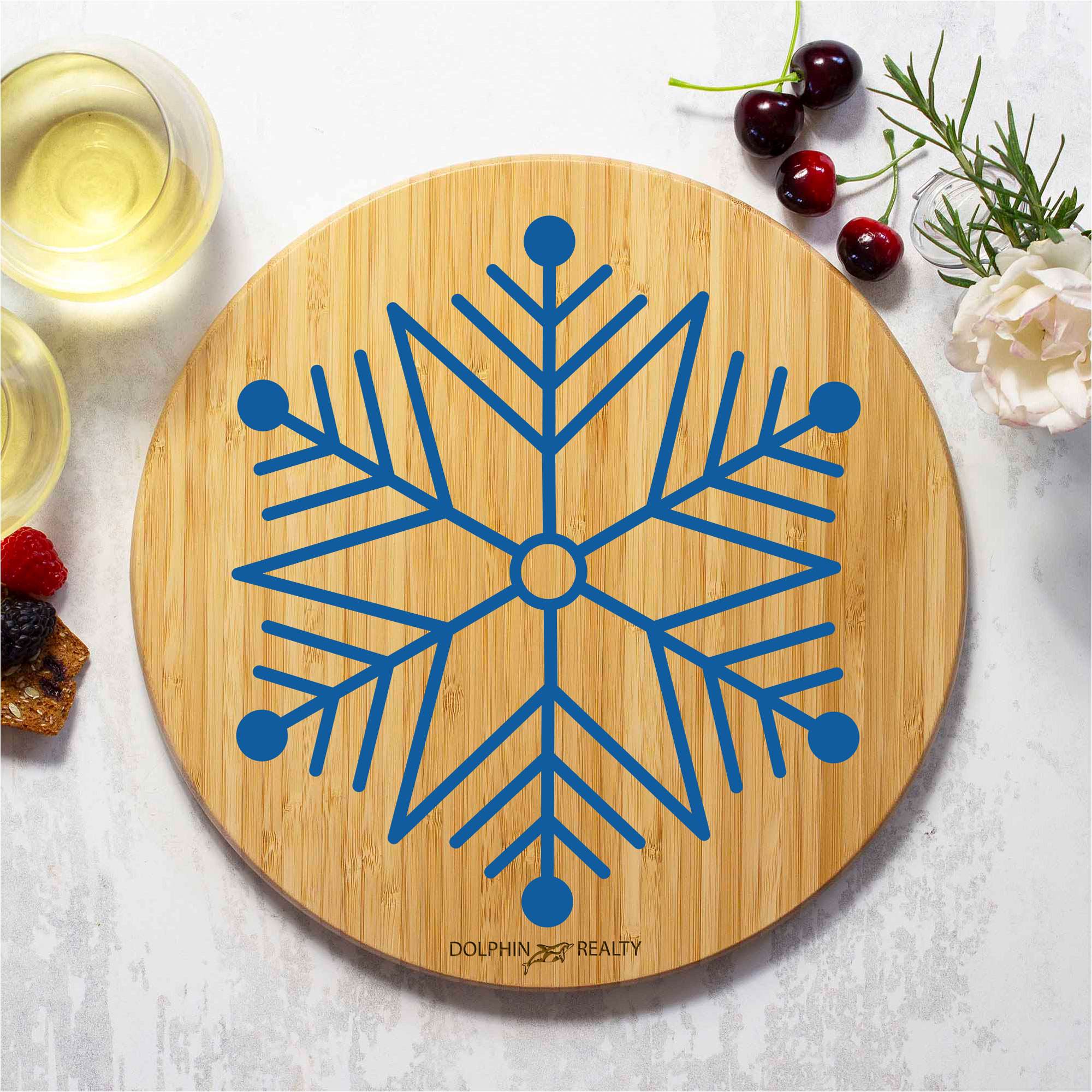 Winter Snowflake Cutting and Serving Board(Seasonally Available) 2