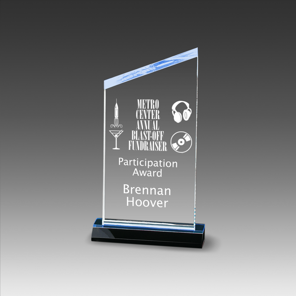 5" x 7" Reflections Beveled Peak Award 1