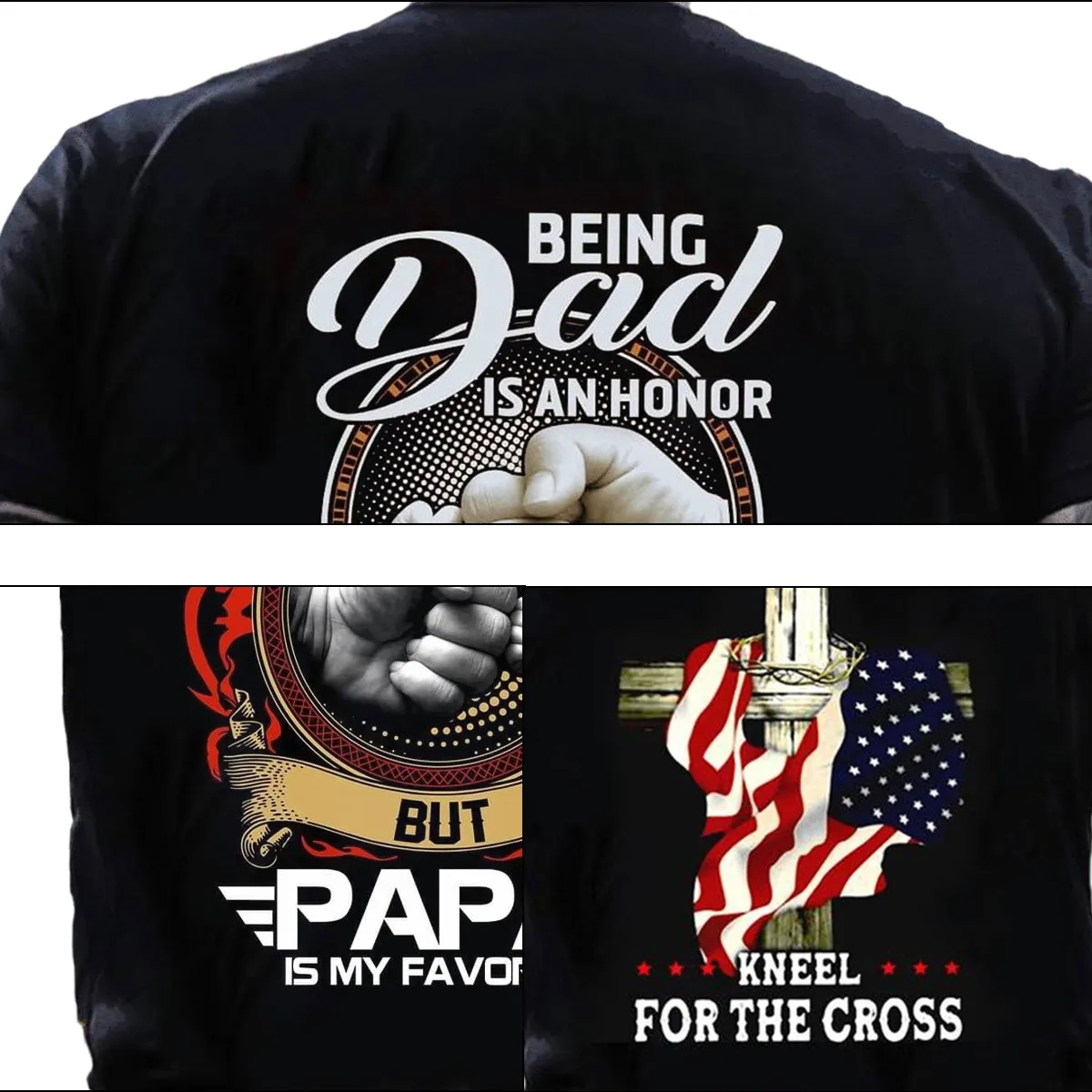 Unisex Patriotic Veteran Flag Graphic T Shirt 3