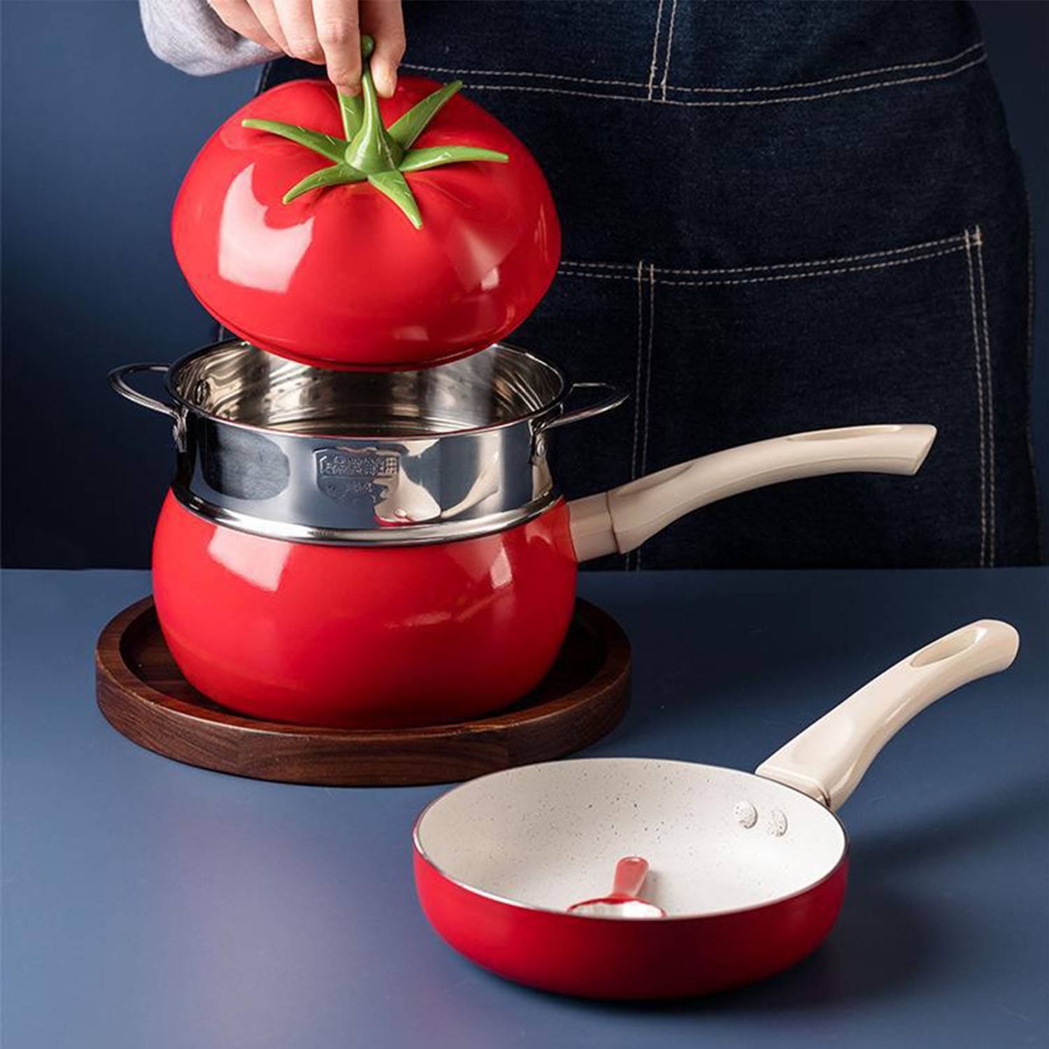 Instant noodle tomato pot 6