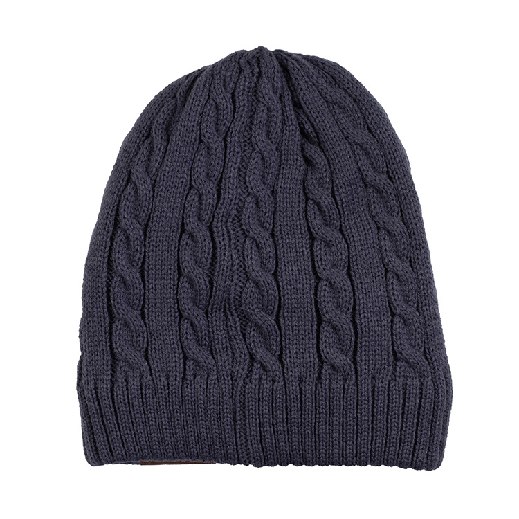 "THE COZY" Cable Knit Beanie With Fluffy Soft Lining 35