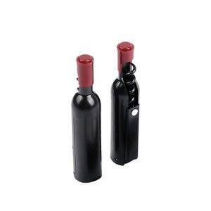 Stylish Magnetic Corkscrew Wine Bottle Shaped Opener 3