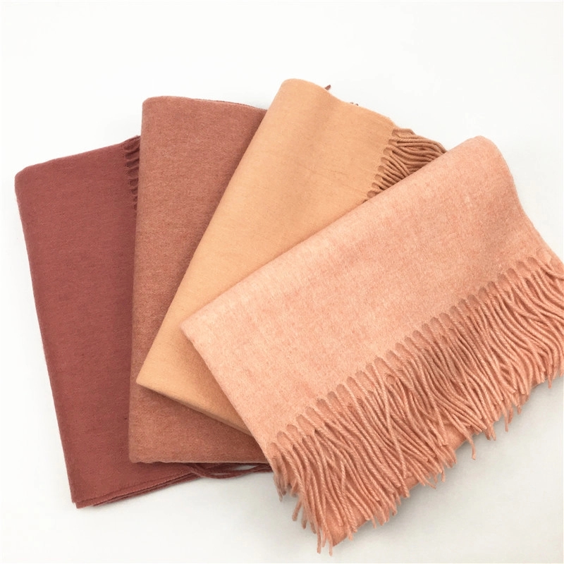 Custom Imitation Cashmere Scarf  Shawl With Tassels 6