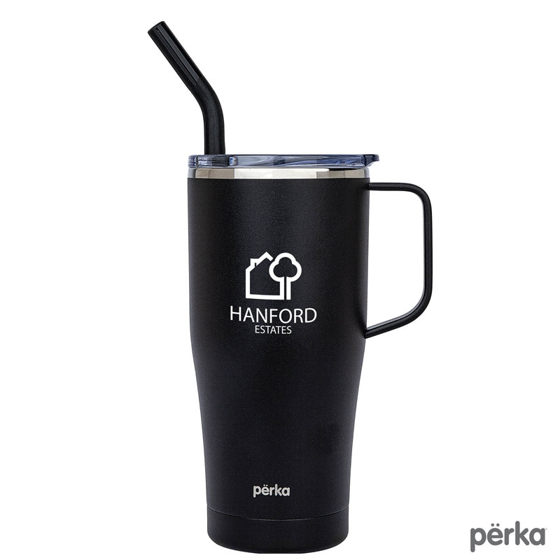 Perka® Clayton 20 oz. Double Wall, Stainless Steel Travel Mug 14